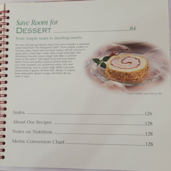 The Pampered Chef All the Best spiral bound cook book - Picture 2 of 4